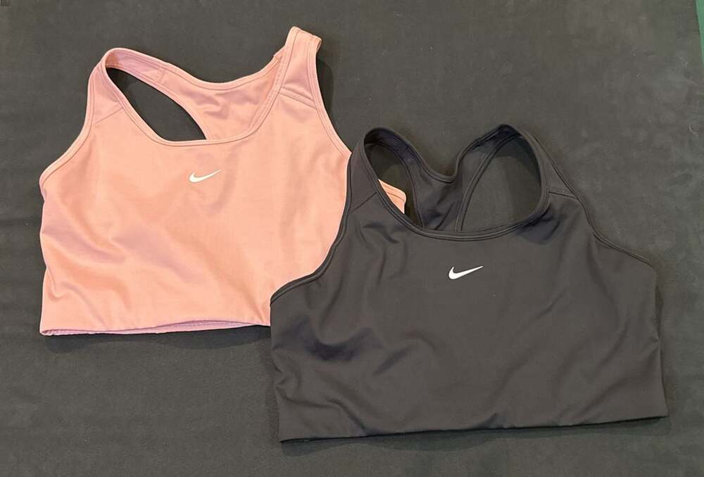 Nike Dri-FIT Sports Bra Size XXL Pink and Black Lot of 2